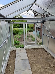 Work in progress: the greenhouse made from repurposed materials